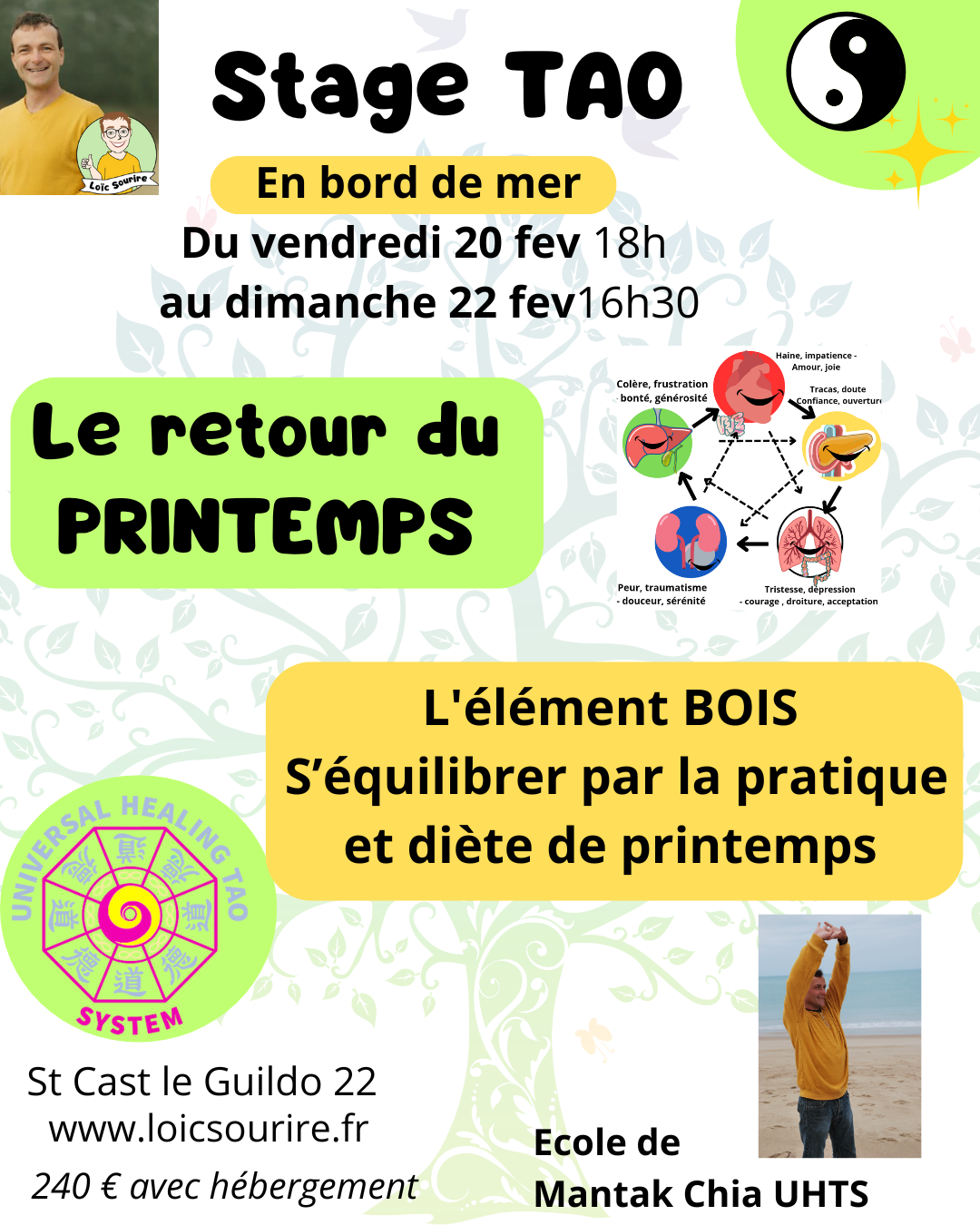 Stage Tao "Le retour du printemps"